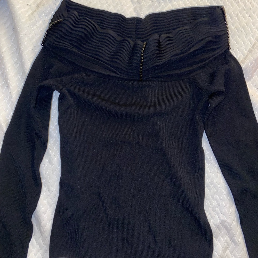 Cabo black off the shoulder blouse